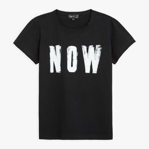 Agnis B Paris X Rafael Gray Now Graphic Tee XS